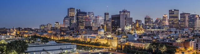 Panoramic View of Montreal